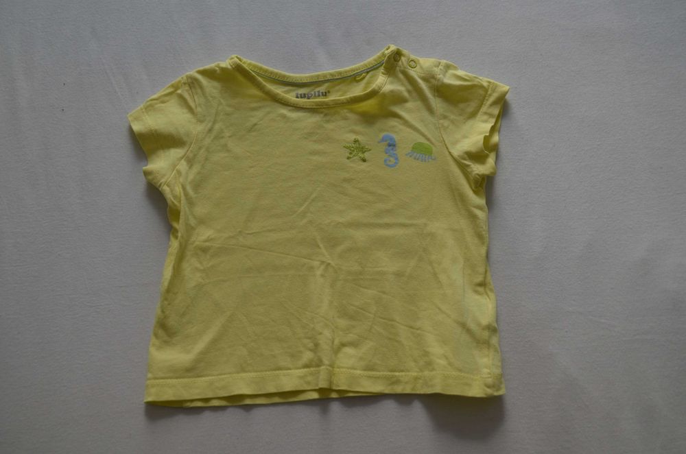 zestaw 6 szt. koszulek t-shirt koszulka 86-92 dla dziewczynki