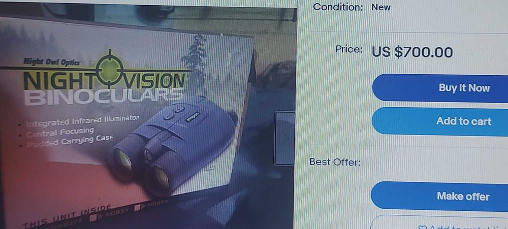 Біноклі нічного бачення NightOwl Optics NOB4XХ+не демаскірує Орыгинал.