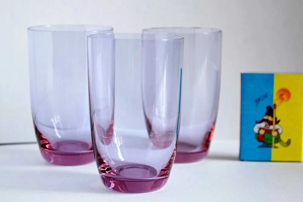 Ликерные рюмочки и три стопки, СССР, цена за все