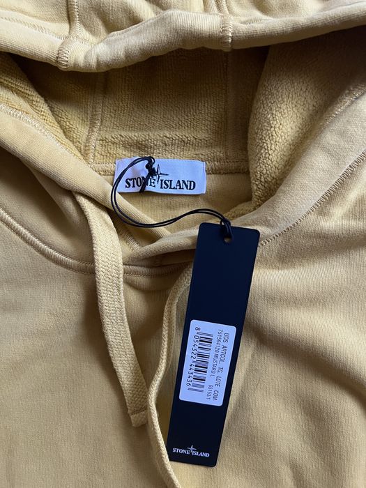 Stone island yellow Brushed Cotton L Original