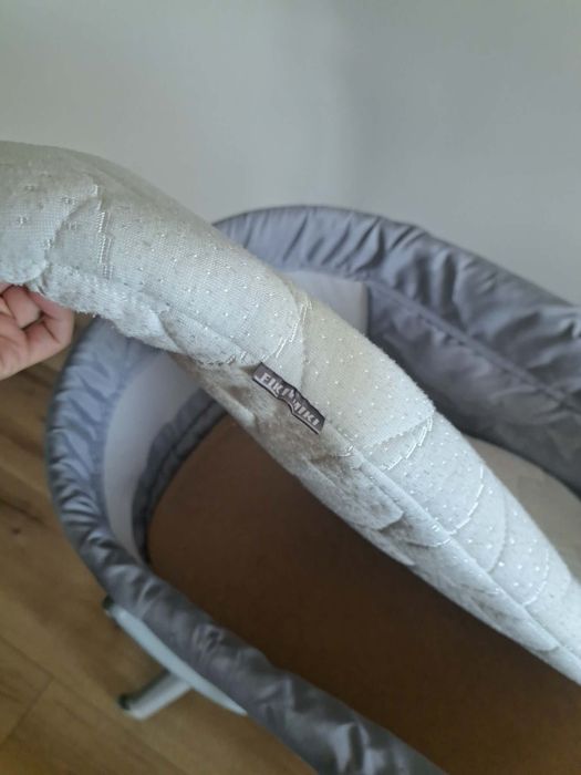 Baby Hug 4w1 szary Chicco kołyska dostawka. Chicco Clamy wibracje
