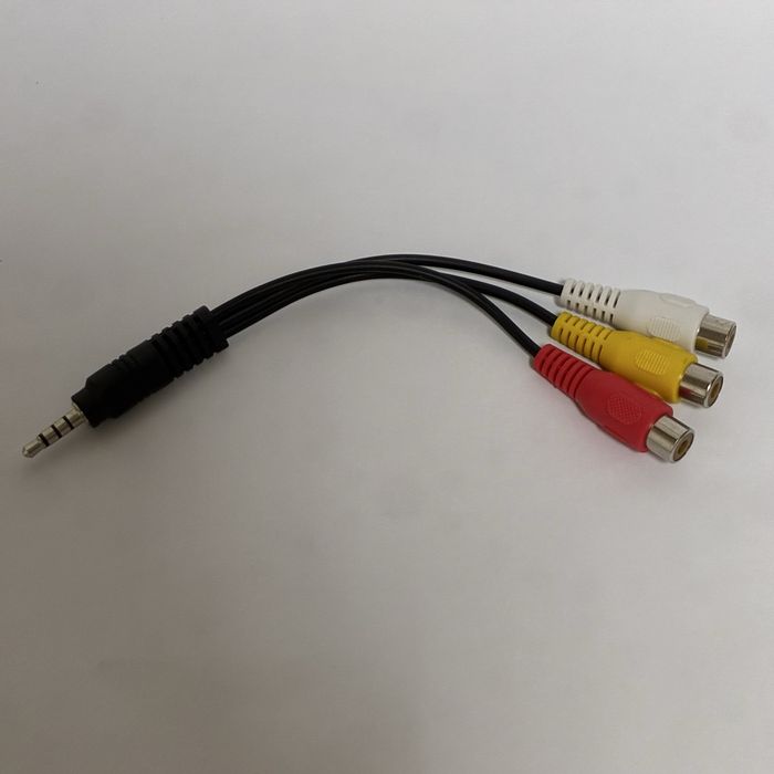 Cabo Adaptador AV P2 para 3 RCA Fêmea - Conecte sua TV/Box em segundos!