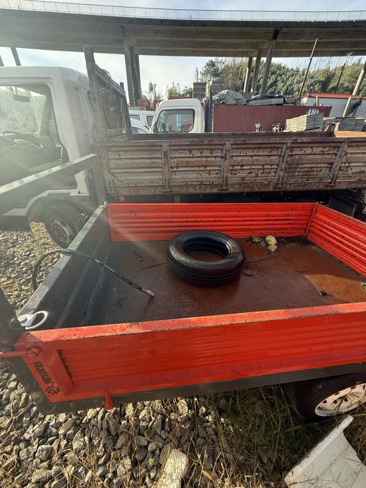 Reboque como novo para mini trator