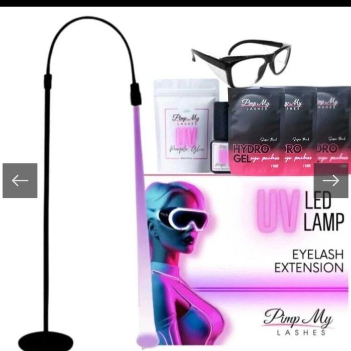 Zestaw do stylizacji rzes metodą uv