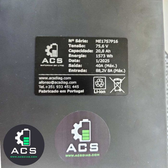 Baterias de Lítio 72V 20Ah