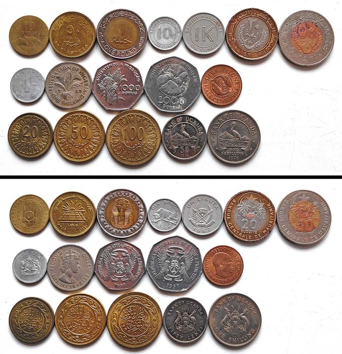 Монеты иностранные на выбор