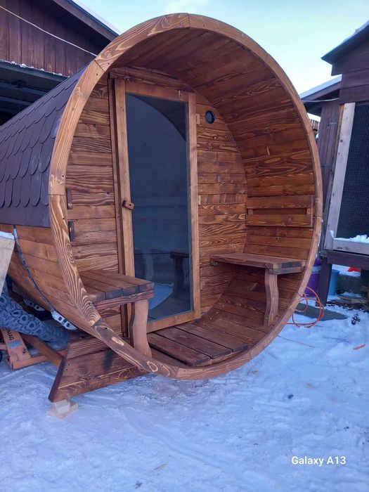 Sauna beczka 240cm