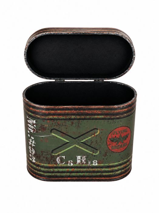 Caixa de Madeira Vintage – Estilo Industrial / Retro