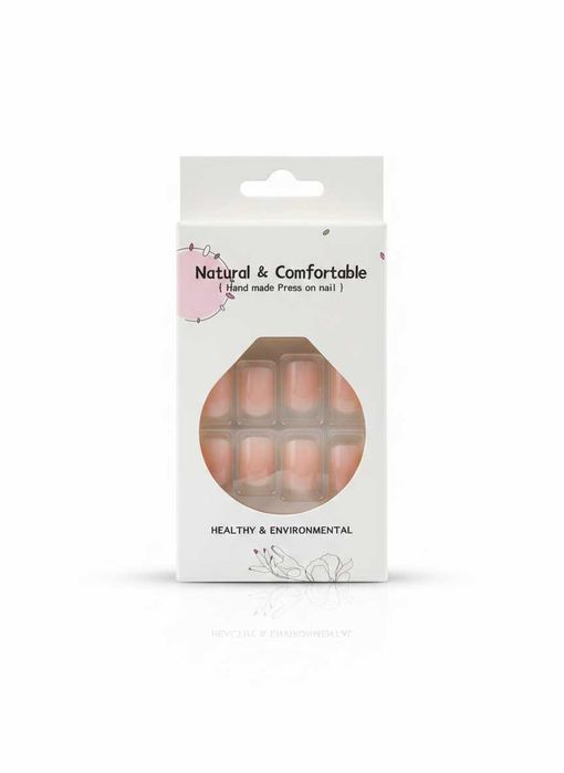 Накладні нігті Press-on nails Короткий квадрат (Гелева версія)