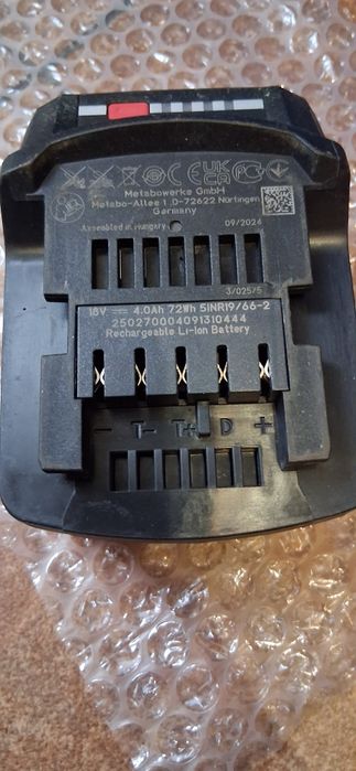 Aku Metabo 18v 4.0ah