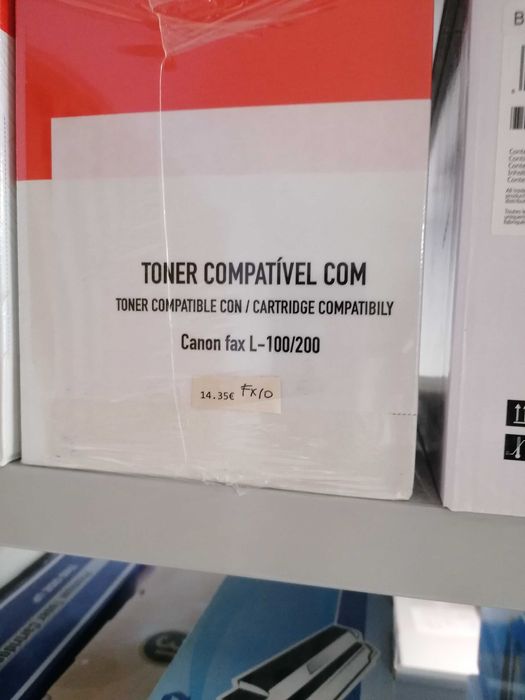 Toners compatíveis novos e devidamente embalados