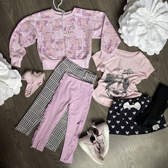 Комплекти одягу р. 104 см/4 р світшот футболка спідниця Disney Zara лосини