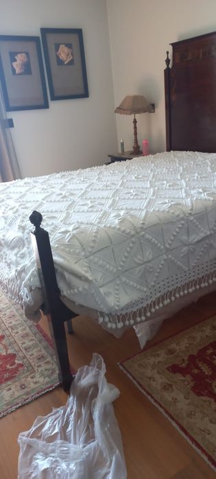 Colcha crochet 2 agulhas