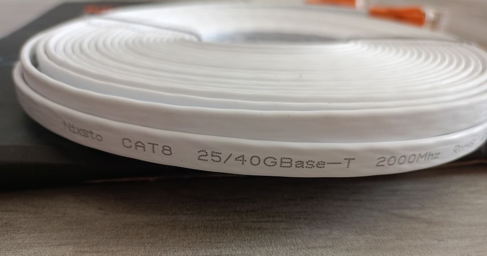 Kabel sieciowy Ethernet Nixsto CAT8 15m