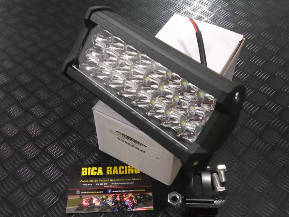 Farol Barra de Led 72w Moto 4 ATV 3x8
