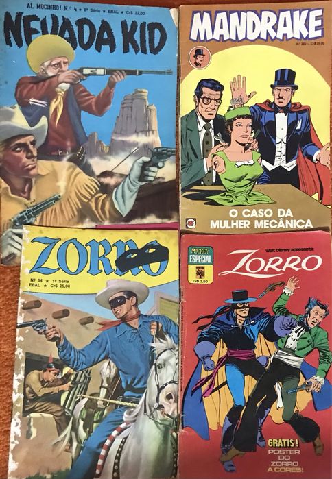 29 livros brasileiros de banda desenhada anos 70 80 e 90