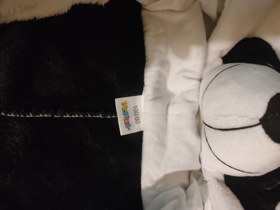 Disfarce de carnaval de panda 2 anos