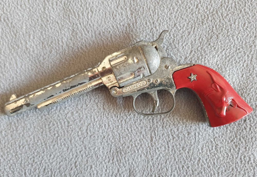 Belo Revolver de brincar LONESTAR RAMROD, vintage - Anos 60 - England