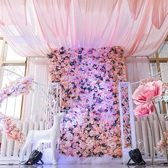 Nowe panele kwiatowe / kompozycja/ dekoracja ślubna/ 6szt / tło !3636!