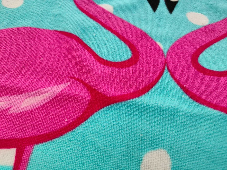 Ręcznik plażowy z flamingiem