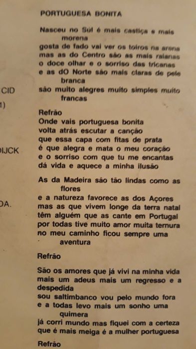 José Cid - Portuguesa bonita - single - portes incluídos