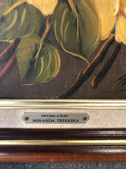 Pintura a oleo Miranda Teixeira