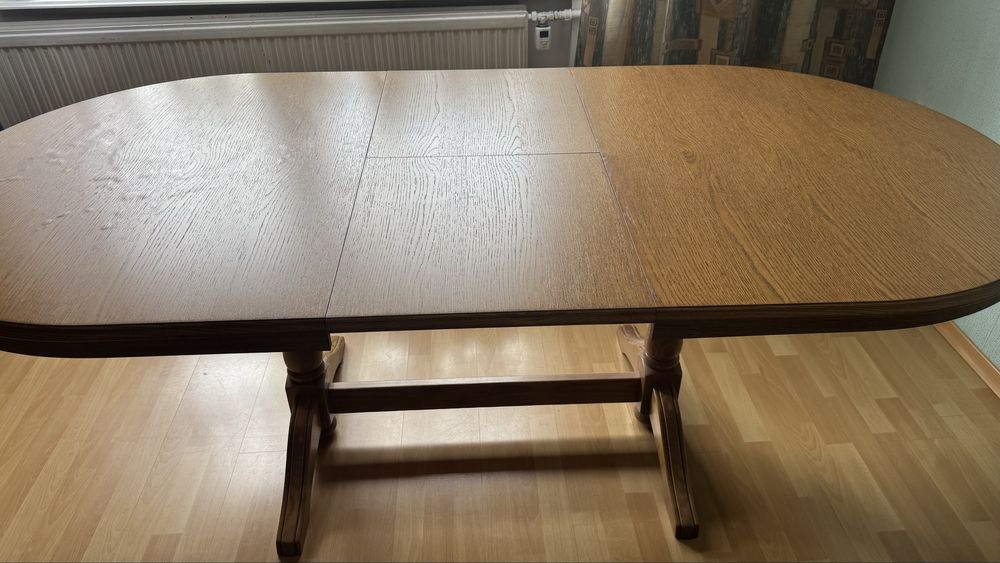 Stół owalny rozkladany drewno