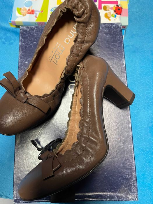 polbuty na obcasie r 35