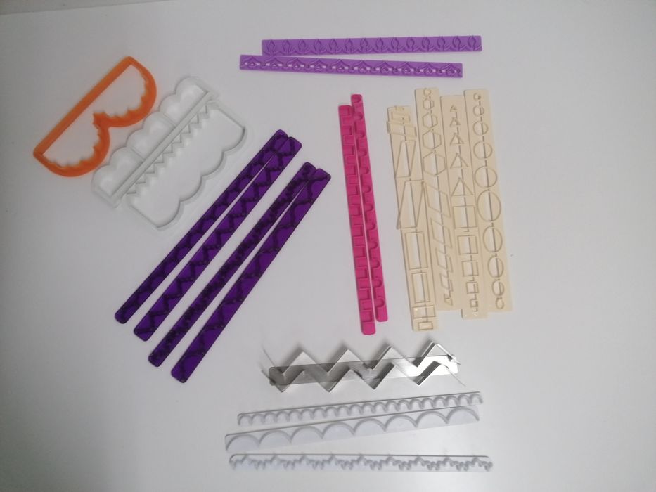 Réguas de formas para cake design