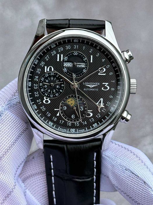 Швейцарские механические часы Longines Collection Moonphases