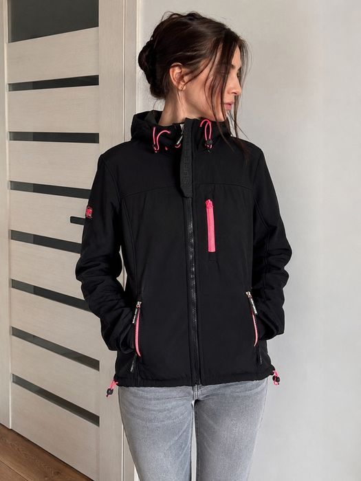 Superdry Windtrekker Kurtka Damska Softshell Sherpa