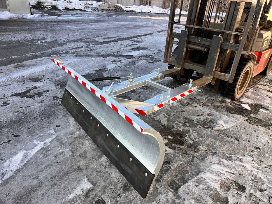Pług do Wózka Widłowego odśnieżanie śnieg na widły ocynk POLSKA PROD