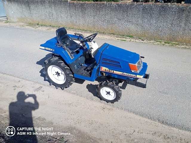 Tractor iseki 4x4 com alfaias