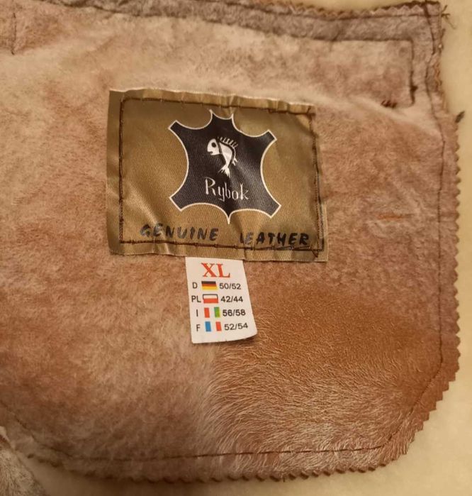 Cudny ekskluzywny kożuch męski w stylu Rambo. Tylko