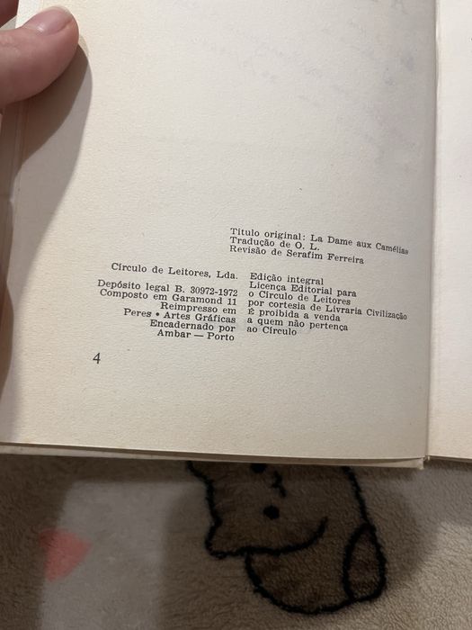 A dama das camélias