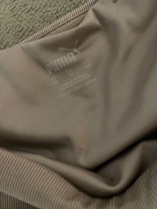 Женские Тайтсы PUMA леггинсы studio ribbed HIGH WAIST 7/8 TRAINING LEGGINGS для тренировок