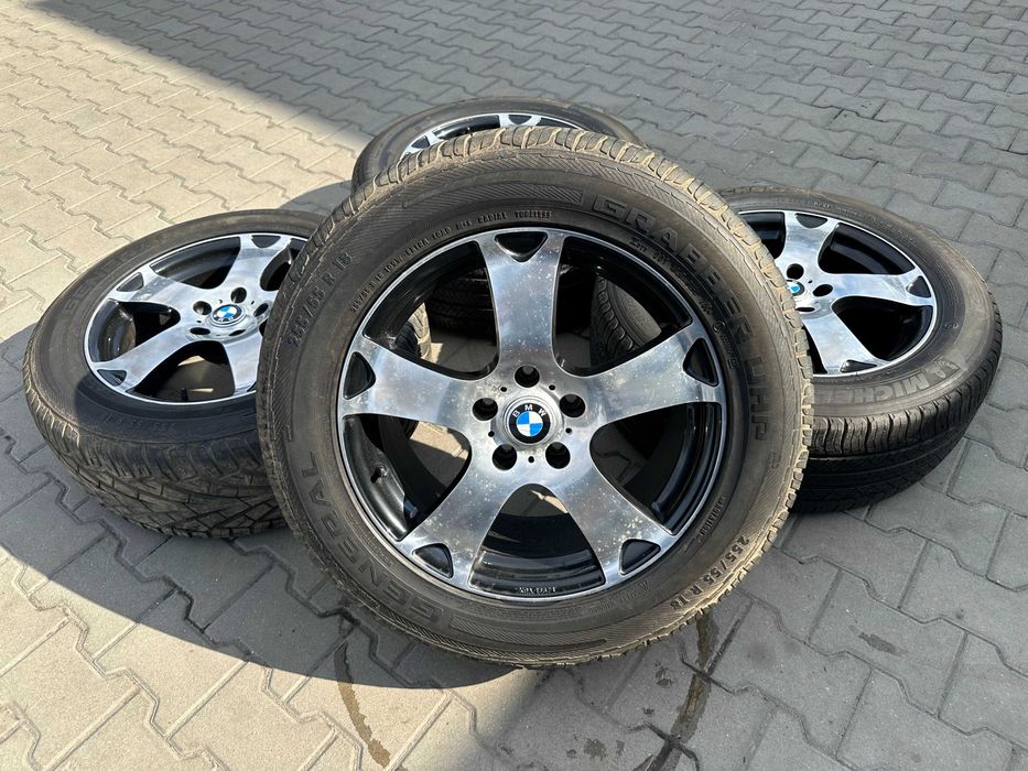 5x120 bmw x5 255/55r18  8.5J x 18" et45 komplet