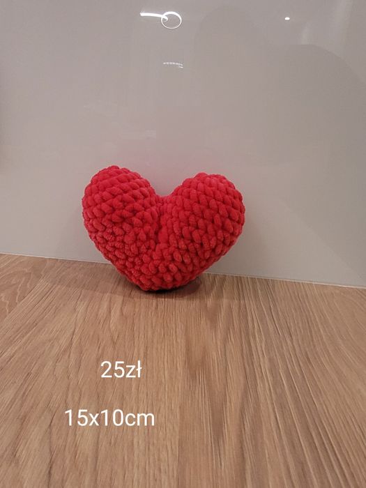 Handmade serce z włóczki