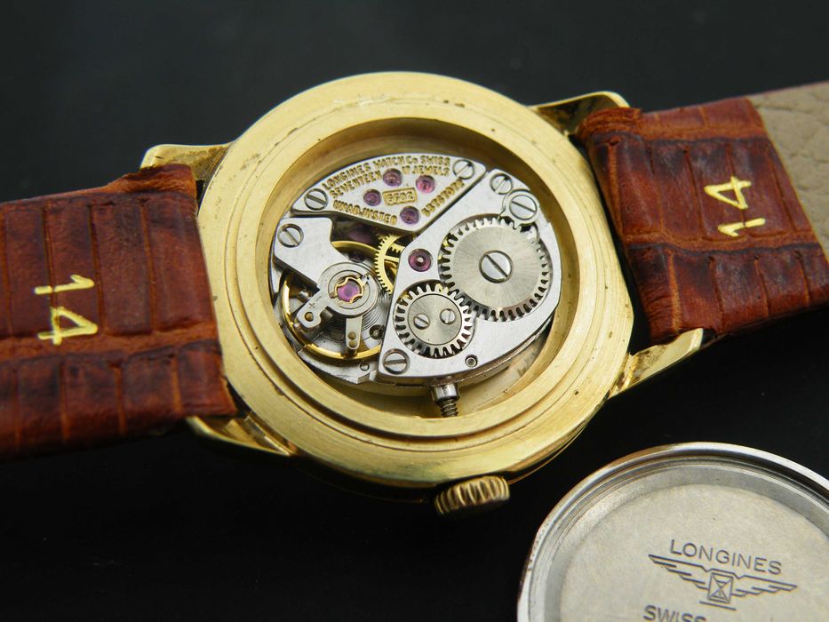 Longines Złocony Manualny Piękna Damka