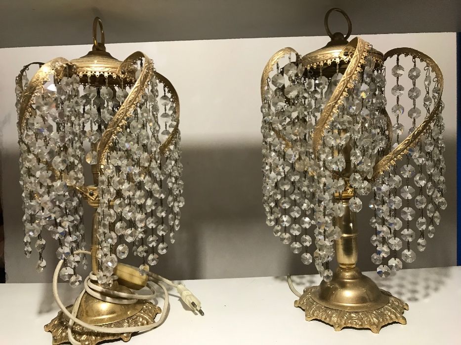 Candeeiros Bronze e Cristal