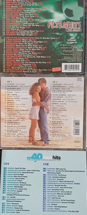Zestaw płyt CD składanki muzyczne