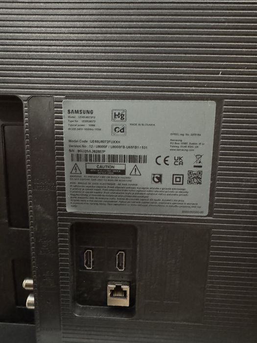 Телевізори Samsung Crystal UHD U8000F 65дюймів