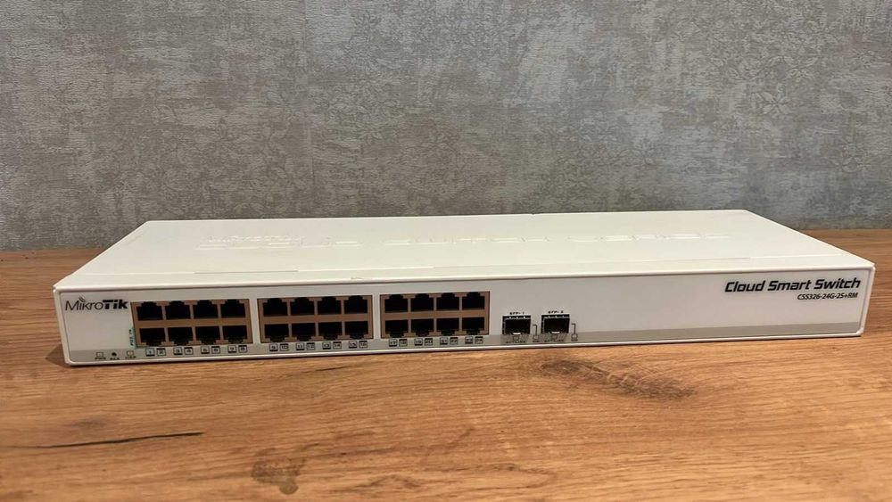 Коммутатор MikroTik Cloud Smart Switch 326-24G-2S+RM