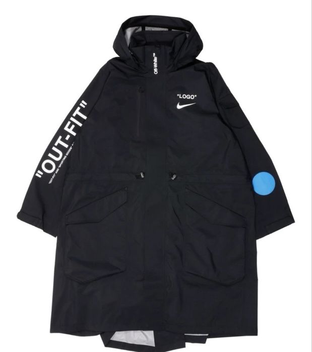 Куртка, дождевик (плащ) nike off-white eagle