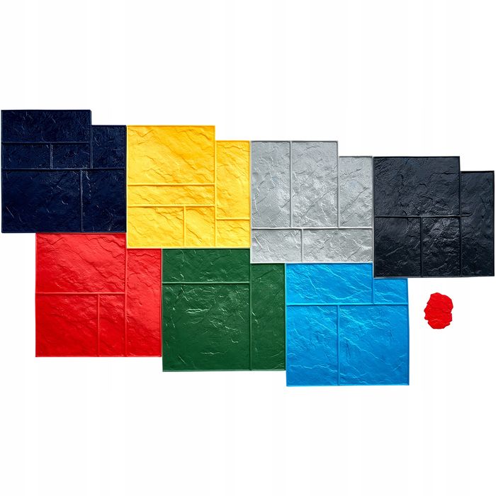 Mata do stempli betonowych VEVOR 24X24 cale 7 sztuk
