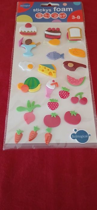 Stickys foam da ItsImagical, embalados