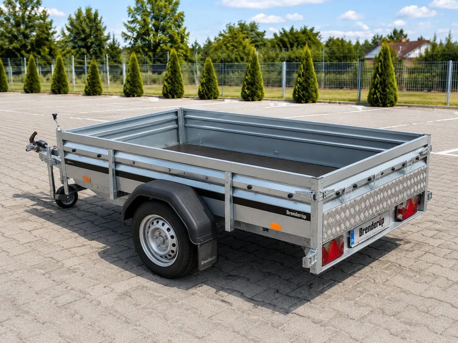 Brenderup  Przyczepa Brenderup 1300 kg HAMOWANA WYWROT 258x153 2021 IDEALNA 100