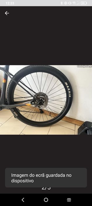 Bicicleta BTT - Carbono 100%