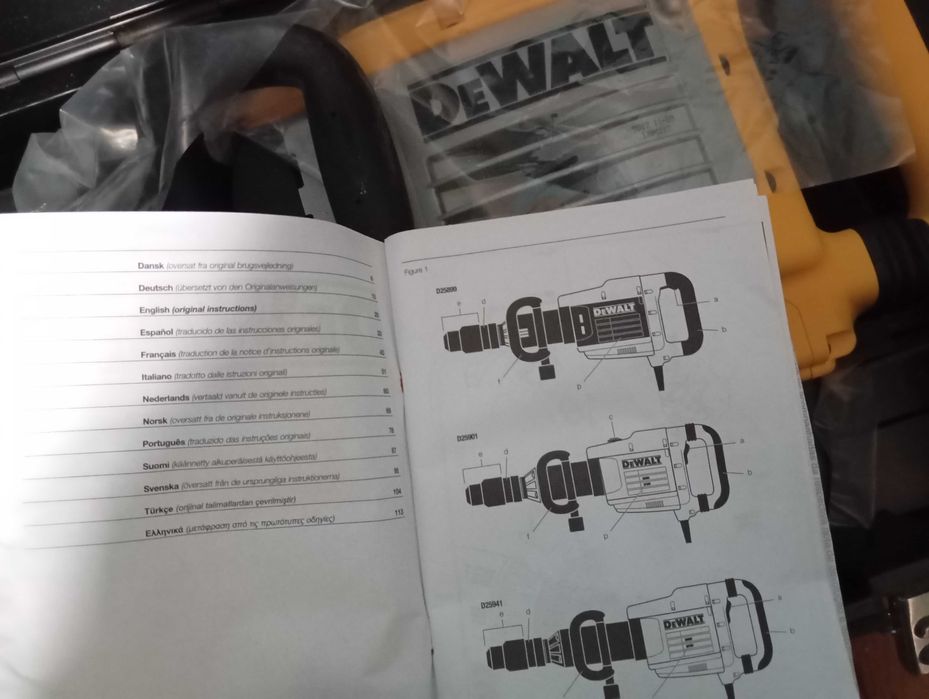 Máquina Martelo DeWalt D25901K