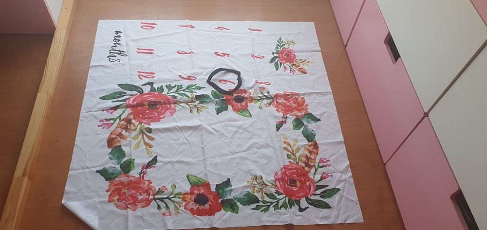 Baby Photo Mat by Month